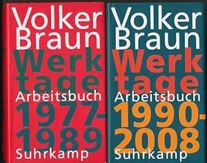 Werktage 1. Arbeitsbuch 1977 - 1989. / Werktage 2. Arbeitsbuch 1990 - 2008. Mit Fotos.