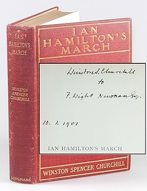 Ian Hamilton's March, inscribed and dated in January 1901 by Churchill during his first lecture t...
