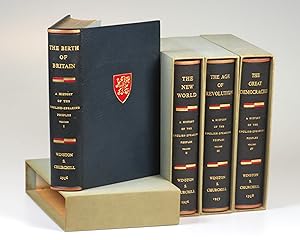 A History of the English-Speaking Peoples, the printer's specially bound presentation set of the ...