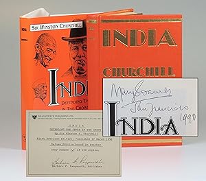 India, the finely bound, limited, and numbered issue of the U.S. first edition, copy number 15 of...