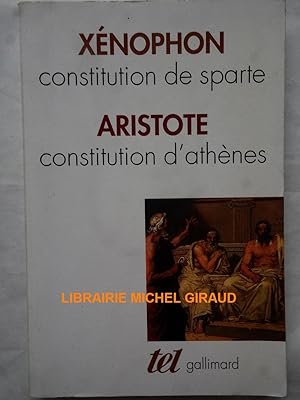 Constitution de Sparte Constitution d'Athènes
