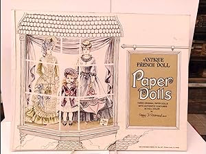 Antique French Doll Paper Dolls; Three Original Paper Dolls with Authentic Costumes in Full Color