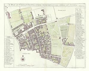 A map of St Giles Cripplegate without