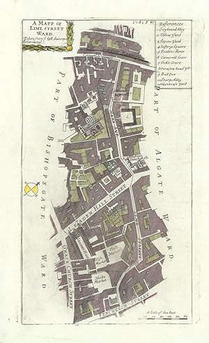 A mapp of Lime Street Ward