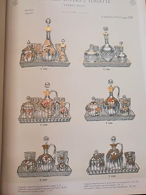Exceptionnel catalogue 1903/1904 Compagnie des Cristalleries de Baccarat - Tarifs des articles de...