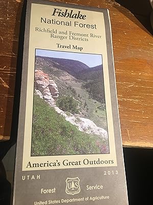 Fishlake National Forest Richfield and Fremont River Ranger Districts Map