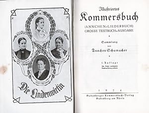 Illustriertes Kommersbuch (Ännchen-Liederbuch) Große Textbuch-Ausgabe 1924 (1. Aufl.)