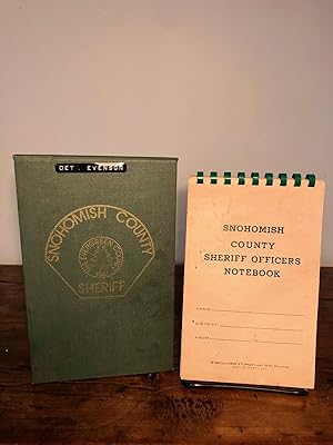 Two Snohomish County Sheriff Detective's Notebooks - Late 1960s and early 1980s