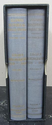 Collections of the Illinois State Historical Library Volume XXXI & XXXII, Bibliographical Series ...