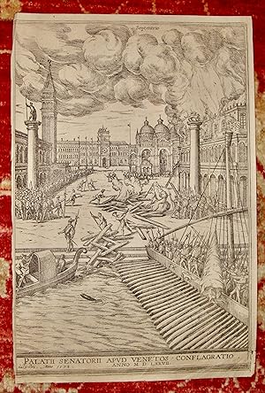 Palatii Senatorii apud Venetos conflagratio anno M D LXXVII