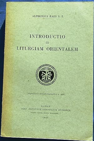 INTRODUCTIO IN LITURGIAM ORIENTALEM (1947)