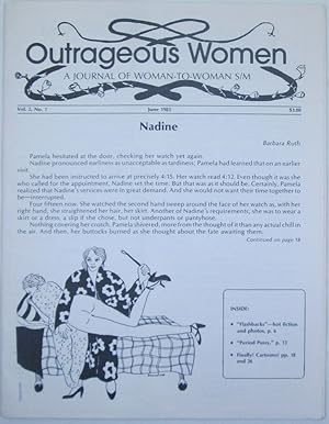 Outrageous Women. A Journal of Woman-to-Woman S/M. June 1985. Vol. 2, No. 1