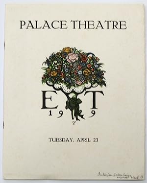 Palace Theatre: The Ellen Terry Memorial Fund: Tuesday, April 23rd, 1929