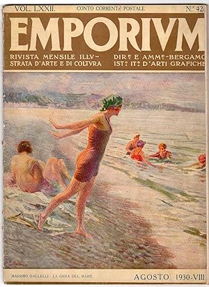 Emporium n. 428 Agosto 1930