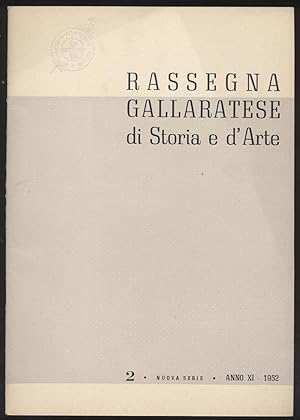 Rassegna gallaratese di storia e d'arte - 1952 Giugno -Anno XI - N. 2