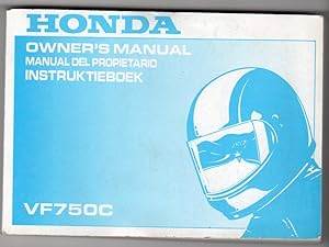 Honda VF750C - Owner's manual - Manuel del propietario - Instruk tieboek