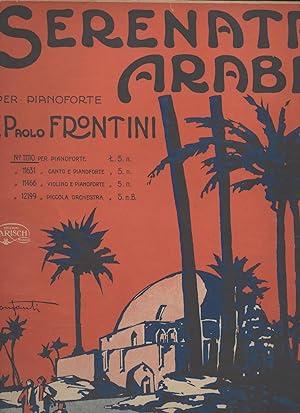 Serenata araba per pianoforte F. Paolo Frontini
