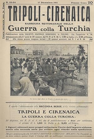 Tripoli-Cirenaica rassegna settimanale della guerra colla Turchia n. 23-24 del 17 dicembre 1911
