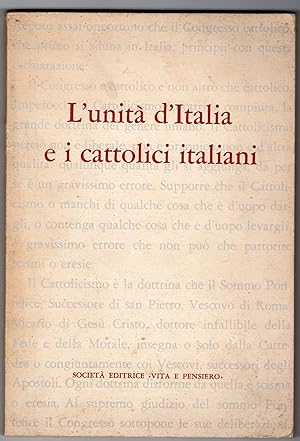 L'unità d'Italia e i cattolici italiani