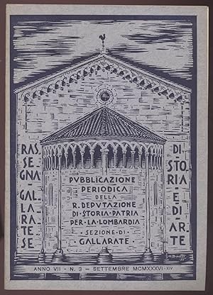 Rassegna gallaratese di storia e d'arte - 1936 Settembre -Anno VII - N. 3