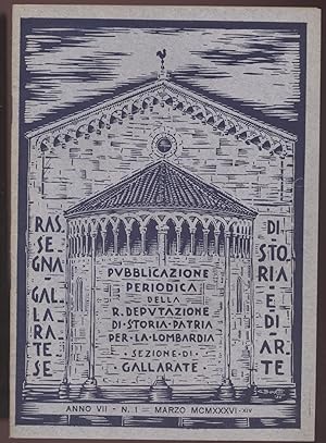 Rassegna gallaratese di storia e d'arte - 1936 Marzo -Anno VII - N. 1