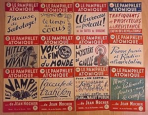 Le Pamphlet atomique. Lot de 19 exemplaires. 1947-1949
