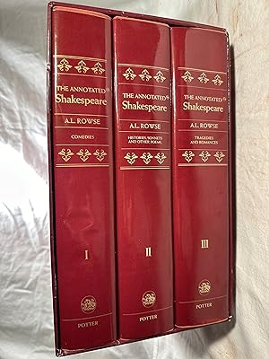 The Annotated Shakespeare like new, estate of Barbara Walters
