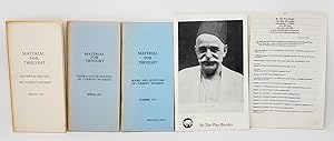 (Lot of 3 Journals and 1 Catalog) Material for Thought: Reviews and Articles of Current Interest,...