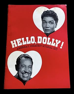 All-Black Cast Pearl Bailey and Cab Calloway's Hello Dolly! Original Play Program