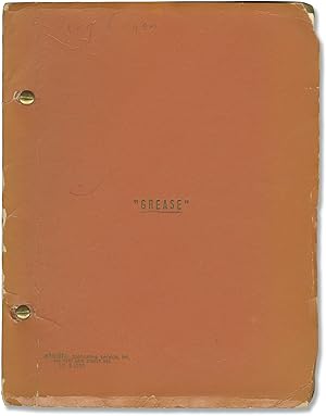 Grease (Original script for the 1972 touring musical, actor Greg Evigan's working copy)