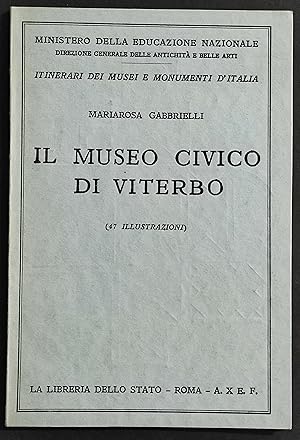 Il Museo Civico di Viterbo - M. Gabrielli - 1932