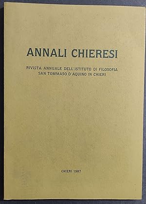 Annali Chieresi - P. P. Ruffinengo - 1987