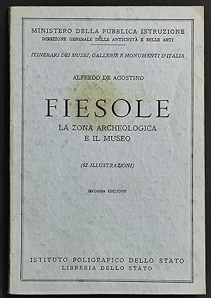 Fiesole - La Zona Archeologica e il Museo - A. de Agostino - 1962