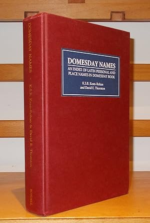 Domesday Names an Index of Latin Personal and Place Names in Domesday Book
