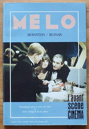 L'Avant-Scène Cinéma - Numéro 359 de avril 1987 - Mélo de Bernstein et resnais