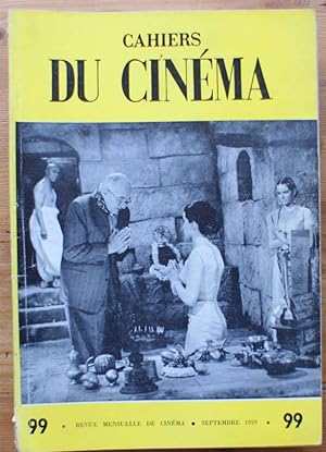 Les cahiers du cinéma - Numéro 99 de septembre 1959