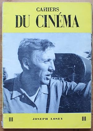 Les cahiers du cinéma - Numéro 111 de septembre 1960 - Joseph Losey