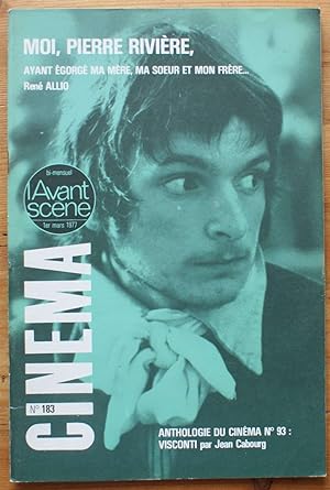L'Avant-Scène Cinéma - Numéro 183 de mars 1977 - Moi, Pierre Rivière, ayant égorgé ma mère, ma so...