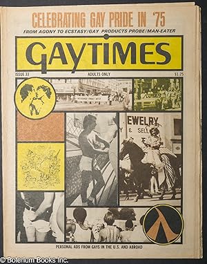 Gaytimes: #33: Celebrating Gay Pride in '75