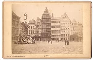 Fotografie unbekannter Fotograf, Ansicht Antwerpen - Anvers, Maison de Charles Quint