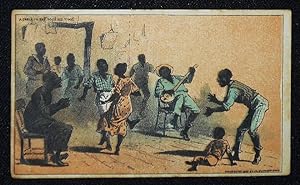 Dr. White's Celebrated Cough Drops [trade card featuring Black characters]