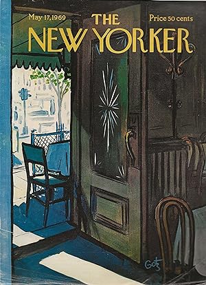 The New Yorker May 17, 1969 Arthur Getz FRONT COVER ONLY