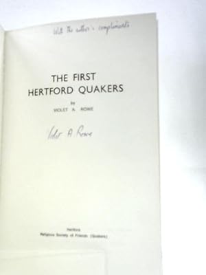 The First Hertford Quakers