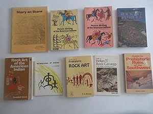 Lot 9 books Prehistoric Rock Art American Indians USA
