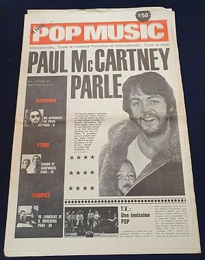 Pop Music ( Magazine ) Numéro 5 - 30 Avril 1970 - Mac Cartney