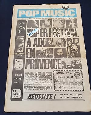 Pop Music ( Magazine ) Numéro 15 - 9 Juillet 1970 Mungo jerry