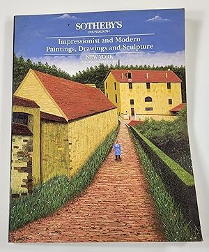 Sotheby's: Impressionist and Modern Paintings, Drawings and Sculpture. New York: October 5, 1992