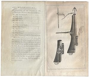 1791 - An article regarding harpoon whale guns from "Papers in Mechanicks" describing a list of r...