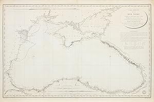 Carte réduite de la Mer Noire Assujetie aux Obsevations faits en 1820 Par M. Gauttier Captaine de...