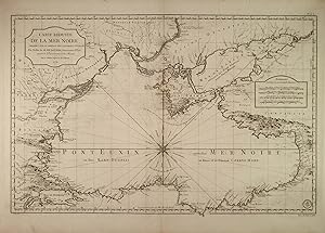 Carte réduite de la Mer Noire dressée pour le service des vaisseaux du roy par ordre de M. de Boy...